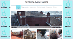 Desktop Screenshot of decersa.com